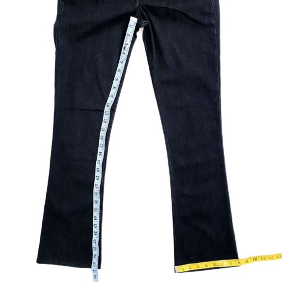 Abercrombie & Fitch Dark Navy Skinny Boot Low Rise Jeans Size 4s - Picture 8 of 8